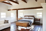 Brown and White Cowhide Rug #A43814