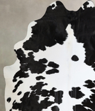 Black and White Cowhide Rug #A43824