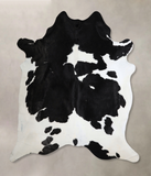 Black and White Cowhide Rug #A43827