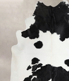Black and White Cowhide Rug #A43844