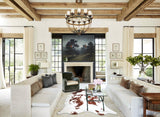 Brown and White Cowhide Rug #A43879