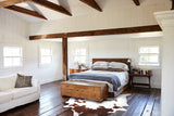 Brown and White Cowhide Rug #A43880