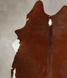 Brown and White Regular Cowhide Rug #A43895