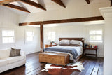 Brown and White Cowhide Rug #A43907