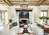 Brown and White Cowhide Rug #A43911