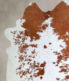 Brown and White Cowhide Rug #A43922