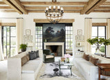 Salt and Pepper Black Cowhide Rug #A43937