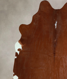 Brown and White Regular Cowhide Rug #A43986