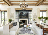 Salt and Pepper Black Cowhide Rug #A44065