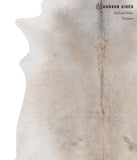 Grey with Beige Cowhide Rug #A4410