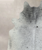 Salt and Pepper Black Cowhide Rug #A44104