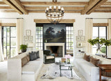 Salt and Pepper Black Cowhide Rug #A44104