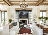 Brown and White Regular Cowhide Rug #A44114