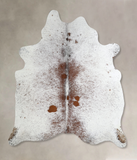 Salt and Pepper Brown Cowhide Rug #A44186
