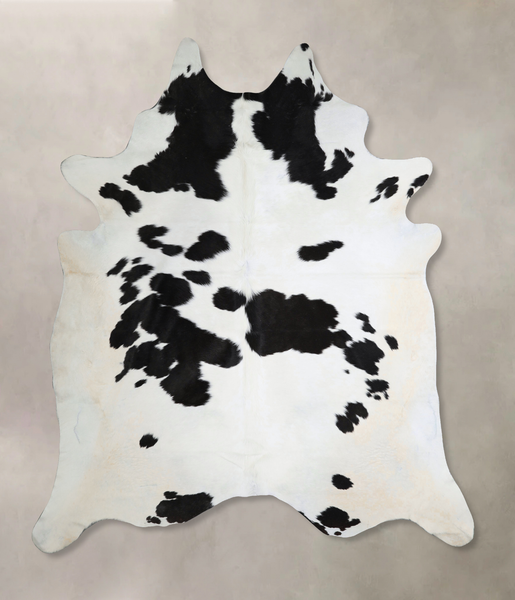 Black and White Cowhide Rug #A44234