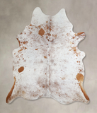 Salt and Pepper Brown Cowhide Rug #A44307