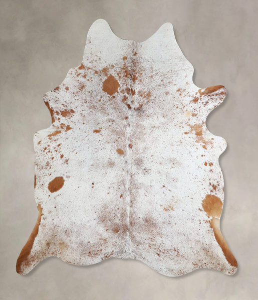 Salt and Pepper Brown Cowhide Rug #A44307