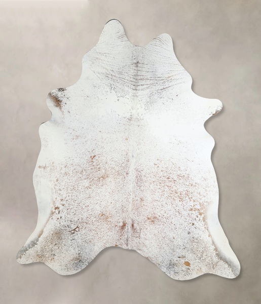 Salt and Pepper Brown Cowhide Rug #A44309