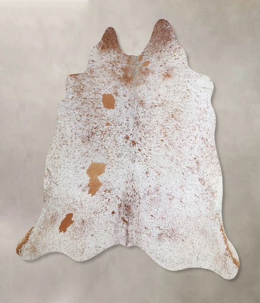 Salt and Pepper Brown Cowhide Rug #A44326