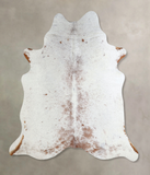 Salt and Pepper Brown Cowhide Rug #A44330