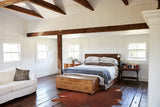 Solid Brown Cowhide Rug #A44479