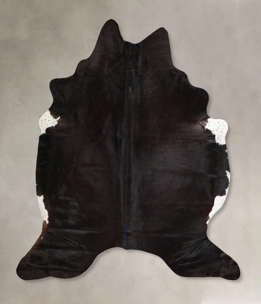 Solid Black Cowhide Rug #A44527