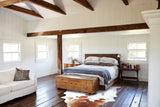 Brown and White Cowhide Rug #A44538