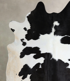 Black and White Cowhide Rug #A44612