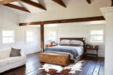 Brown and White Cowhide Rug #A44661