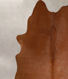Solid Brown Cowhide Rug #A44663