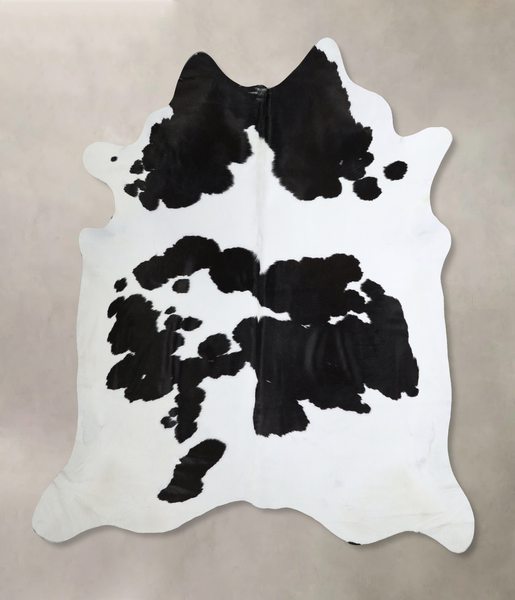 Black and White Cowhide Rug #A44696
