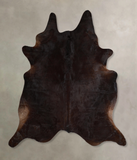 Solid Black Cowhide Rug #A44723