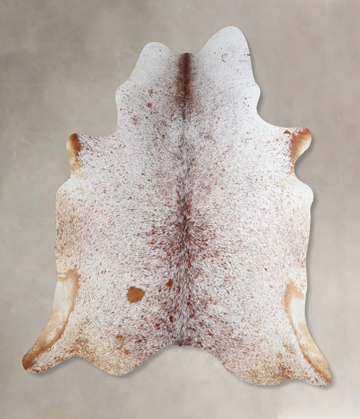Salt and Pepper Brown Cowhide Rug #A44797