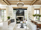 Salt and Pepper Black Cowhide Rug #A44813