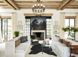 Solid Black Cowhide Rug #A44833