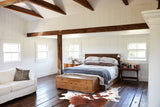 Brown and White Cowhide Rug #A44875