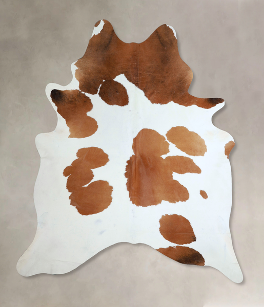 Brown and White Cowhide Rug #A44903