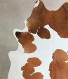 Brown and White Cowhide Rug #A44903