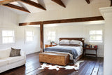 Brown and White Cowhide Rug #A44906