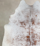 Salt and Pepper Brown Cowhide Rug #A44940