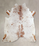Salt and Pepper Brown Cowhide Rug #A45046