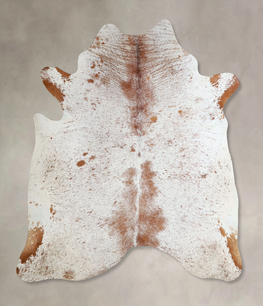 Salt and Pepper Brown Cowhide Rug #A45046