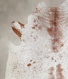 Salt and Pepper Brown Cowhide Rug #A45046