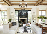 Salt and Pepper Black Cowhide Rug #A45048