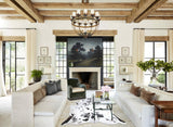 Salt and Pepper Black Cowhide Rug #A45061