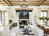 Salt and Pepper Black Cowhide Rug #A45064