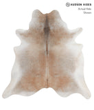 Grey with Beige Cowhide Rug #A4514