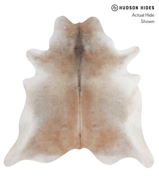 Grey with Beige Cowhide Rug #A4514