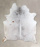 Salt and Pepper Brown Cowhide Rug #A45602