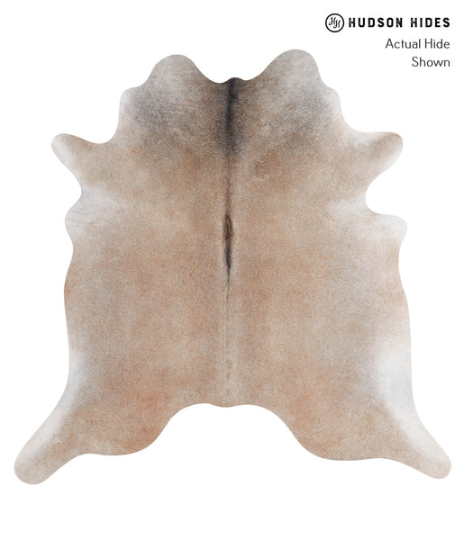 Grey with Beige Cowhide Rug #A4568